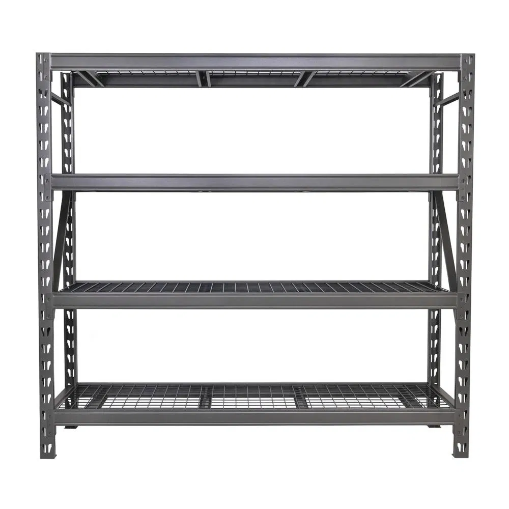 NSF Certified 4-Tier Industrial-Duty Shelving Unit for Home Storage
