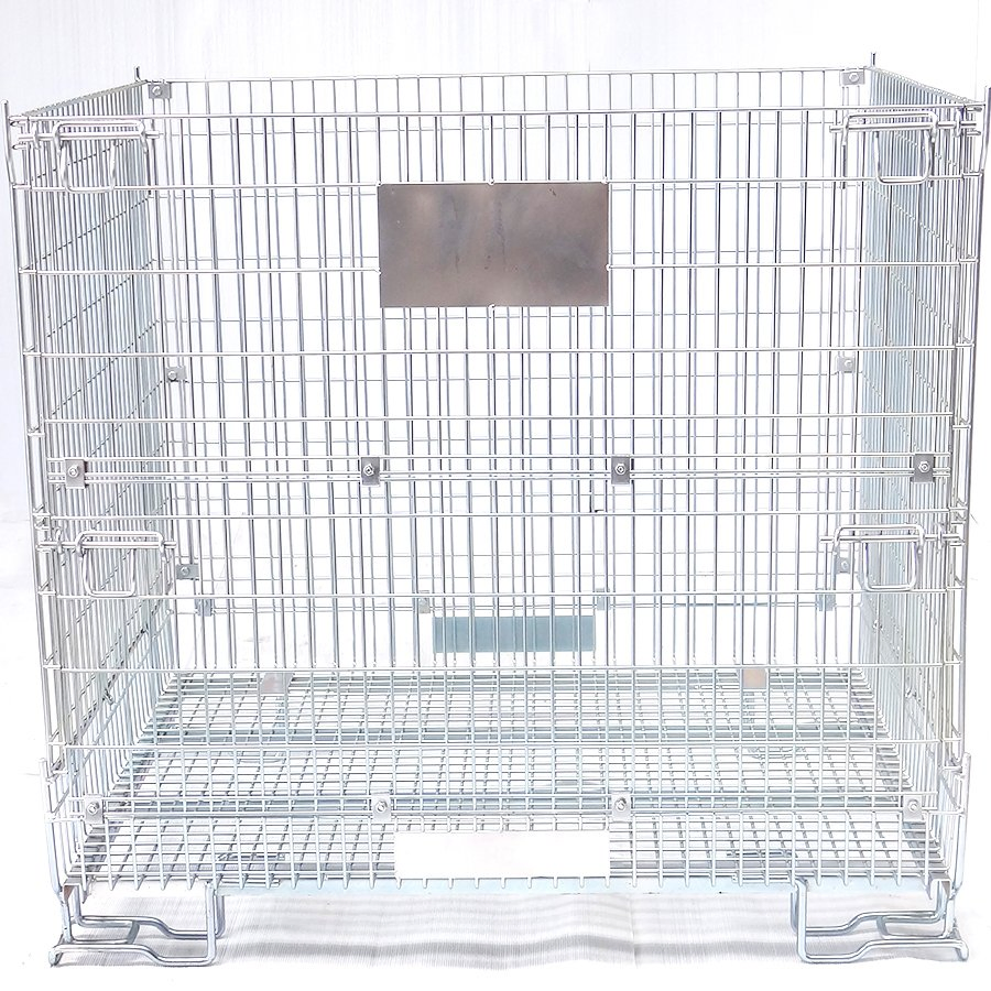 High Quality Foldable Folded Customizable Lockable Cages for Storage Wire Mesh Cage
