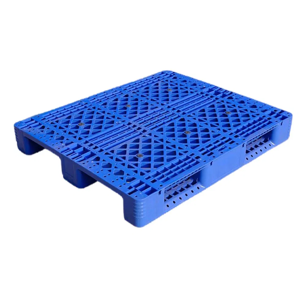 Huading Industrial Euro Pallets 1200*1000*150mm 3-Runner Heavy Duty Single-Faced PP Material 4-Way Entry Plastic Pallet