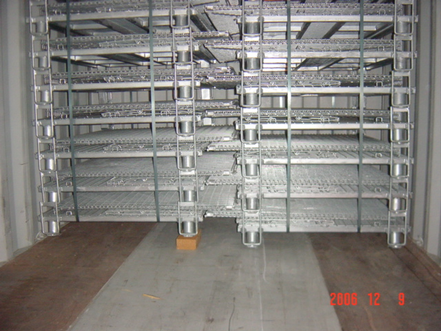 Heavy Duty Powder Coating Stacking Foldable Wire Mesh Large Metal Storage Bin Cage