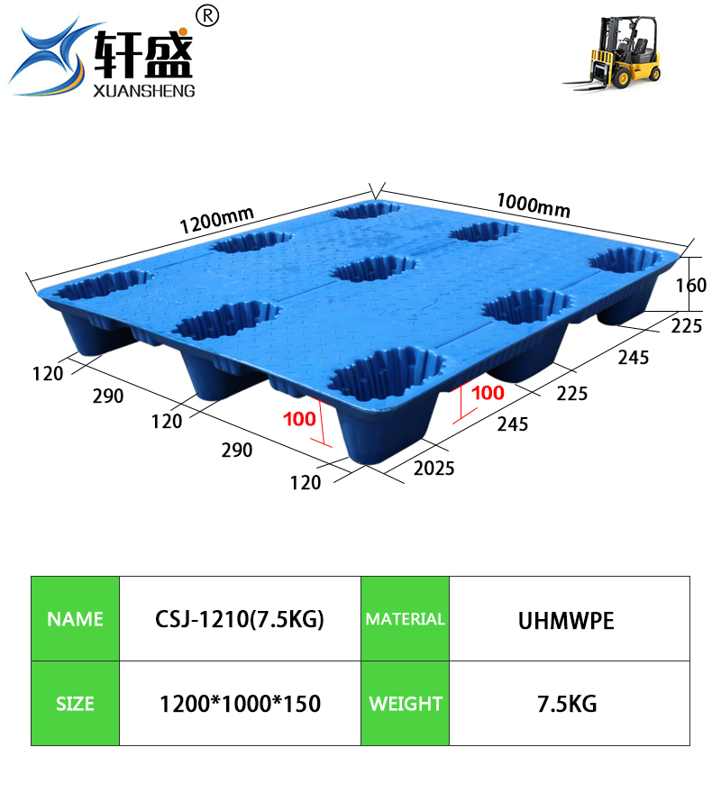 Nexara Heavy Duty Warehouse Rack Storage Injection Plastic Pallet