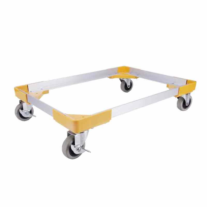 Load Plastic Box Dollies Case Platform Dolly Industrial for Logistics Easy Smart Transport Plastic Moving Crate Dolly