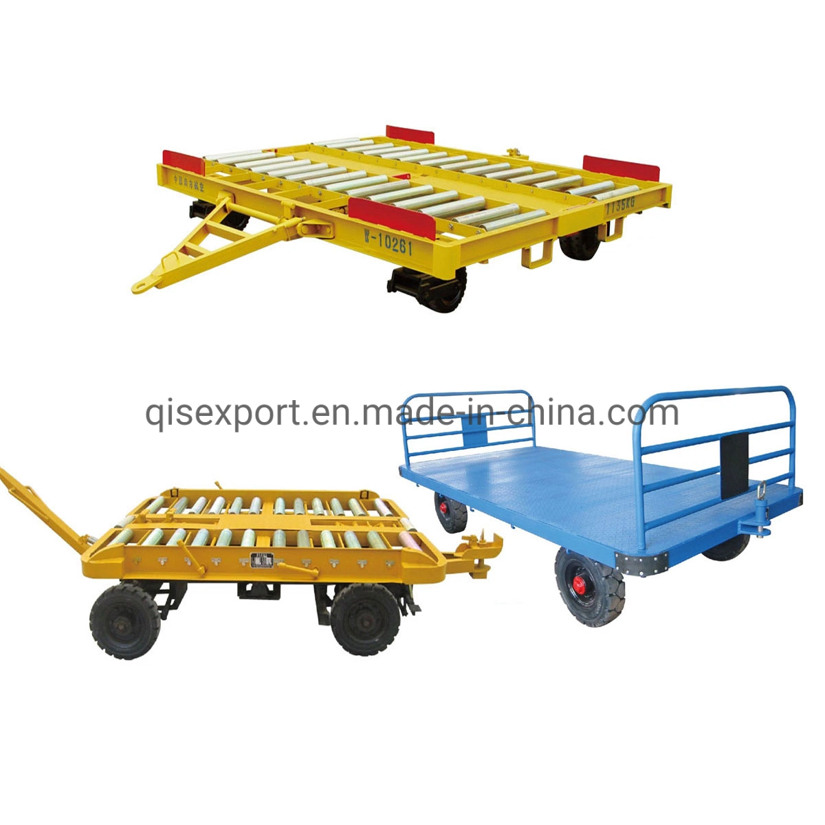 Aviation Airport Aircraft Luggage Baggage Transport Trailer Container Pallet Dolly