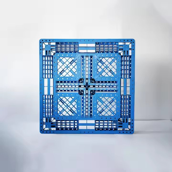 Double-Sided Plastic Pallet with Thickened Mesh Flat Turnover for Logistics Storage Wholesale From Manufacturer Pallet Sleeve Box