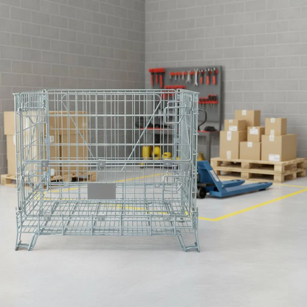 High Demand Stackable Wire Mesh Containers with Lid for Efficient Storage