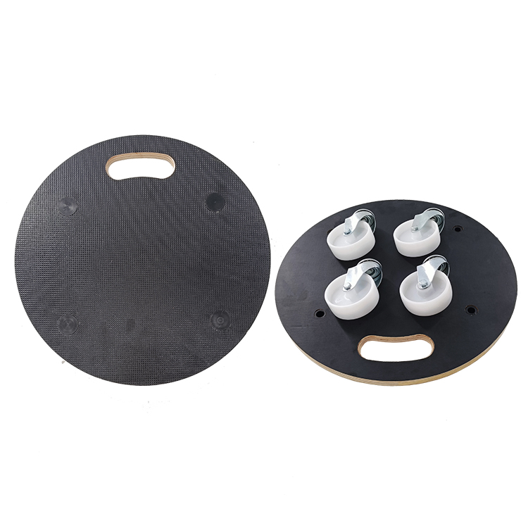 200kg Round Transport Furniture Plywood Platform Dolly with PP Caster Pluggable Durable Mover Dolly
