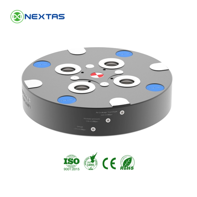 Precision-Engineered Pneumatic Zero Point Pallet for Heavy-Duty Workpiece Clamping Systems