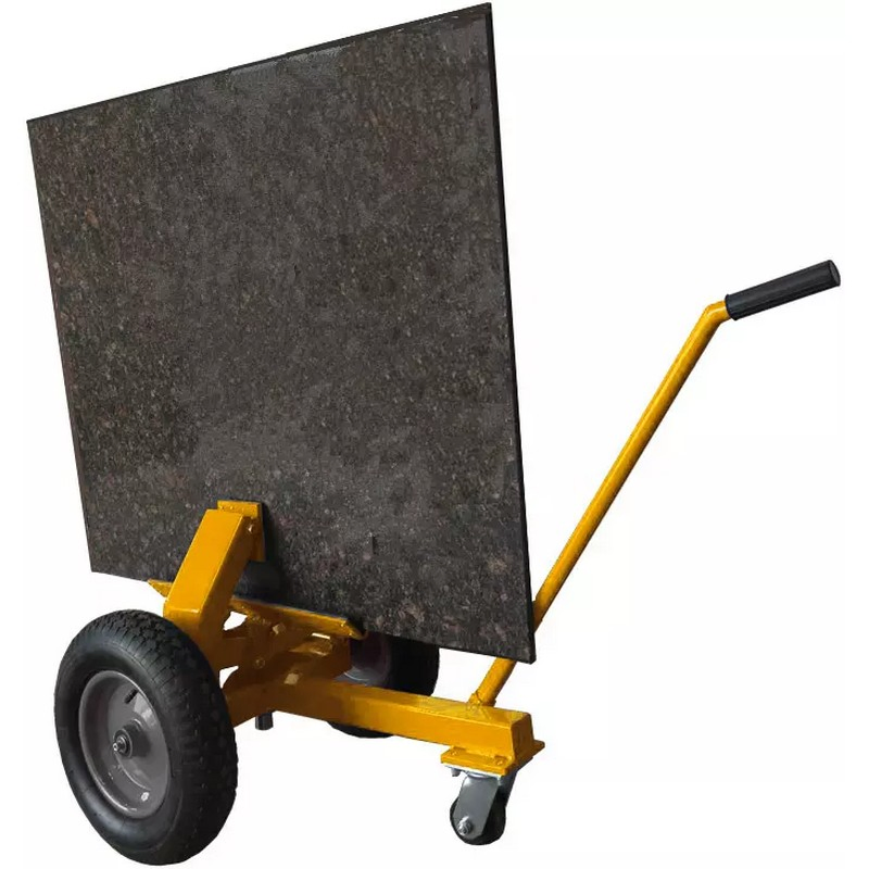 Bcmc 3 Wheels Locking Slab Freight Dolly Transport by Hand One Person Use