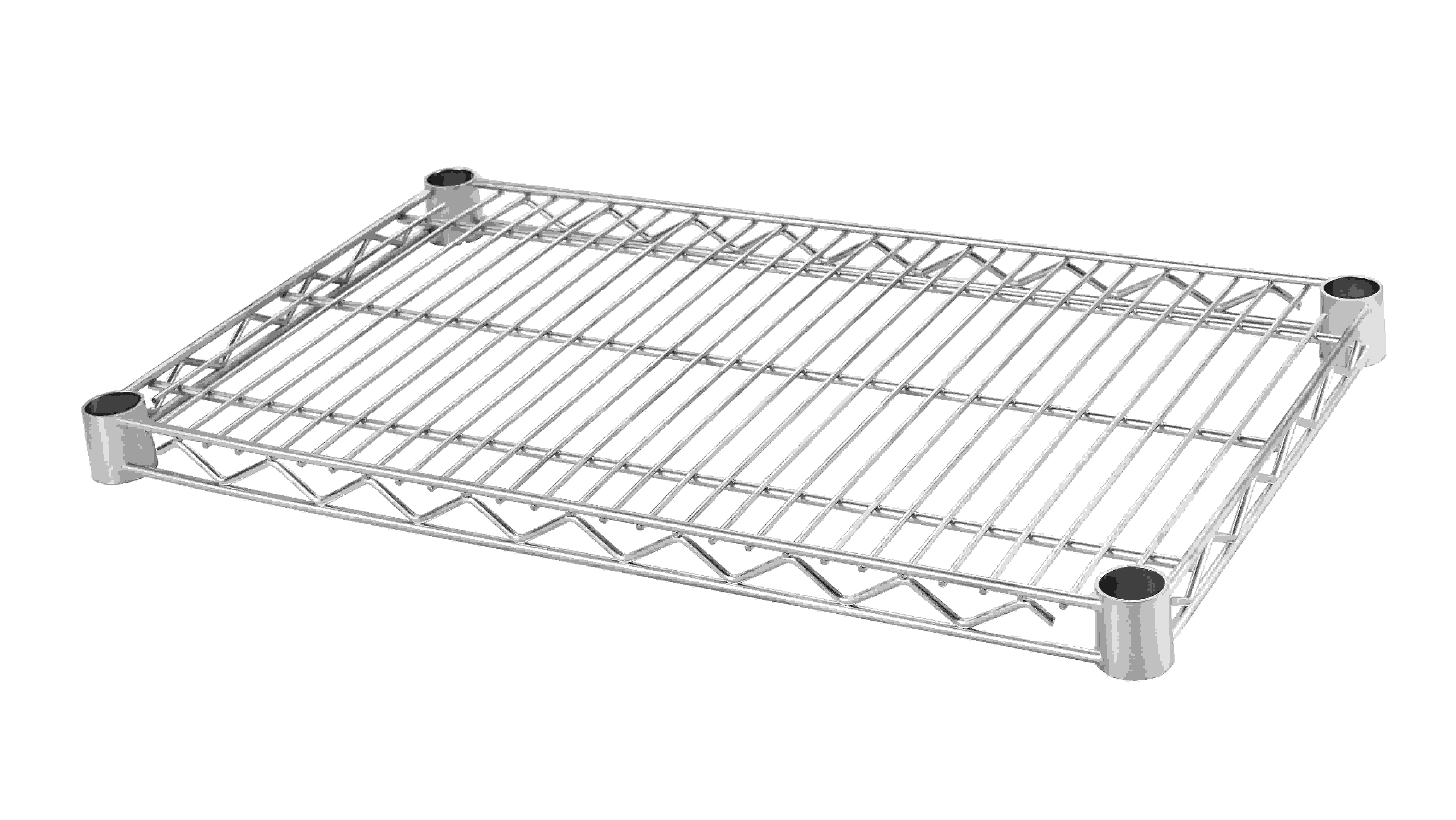 Heavy Duty 4-Tier Adjustable Wire Shelving Unit for Industrial Use Wire Shelving