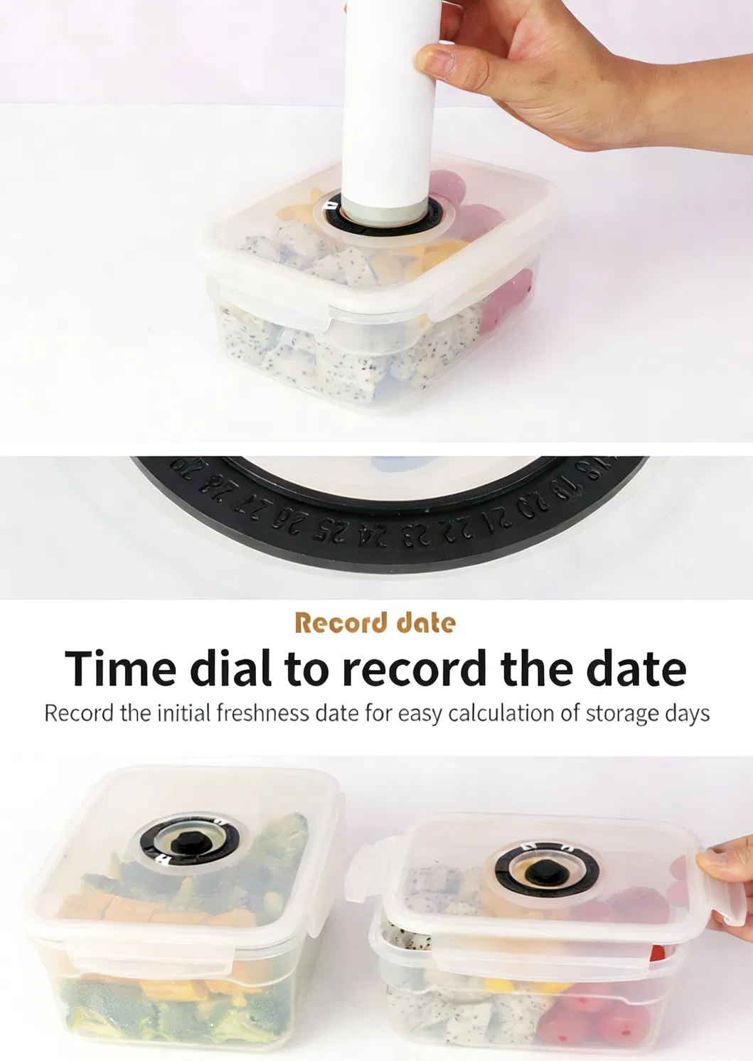 Stackable Vacuum Container