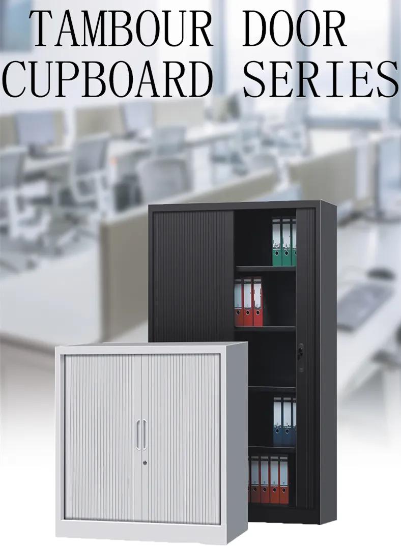 PVC Metal Sliding Door Storage Filing Cabinet