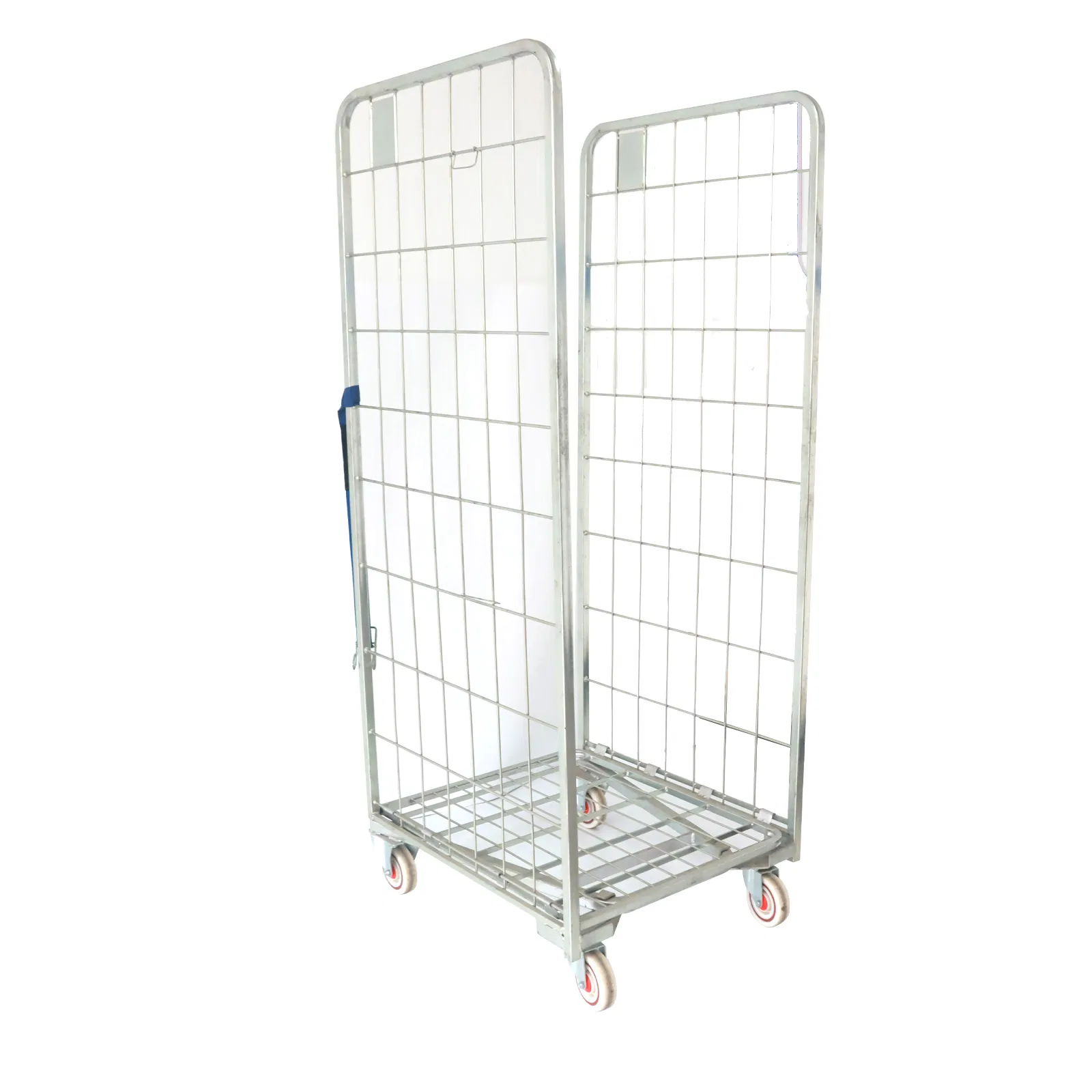 Logistics Roll Cage Trolley with Zinced Finish and Massive Capacity