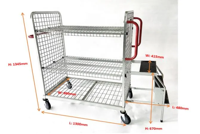 E-Commerce Warehouse Picking Roll Cage