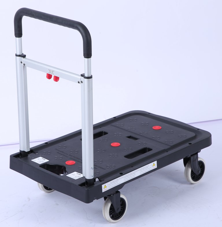 Aluminum Folding Platform Trolley Lightweight Yet Sturdy for Logistics and Retail