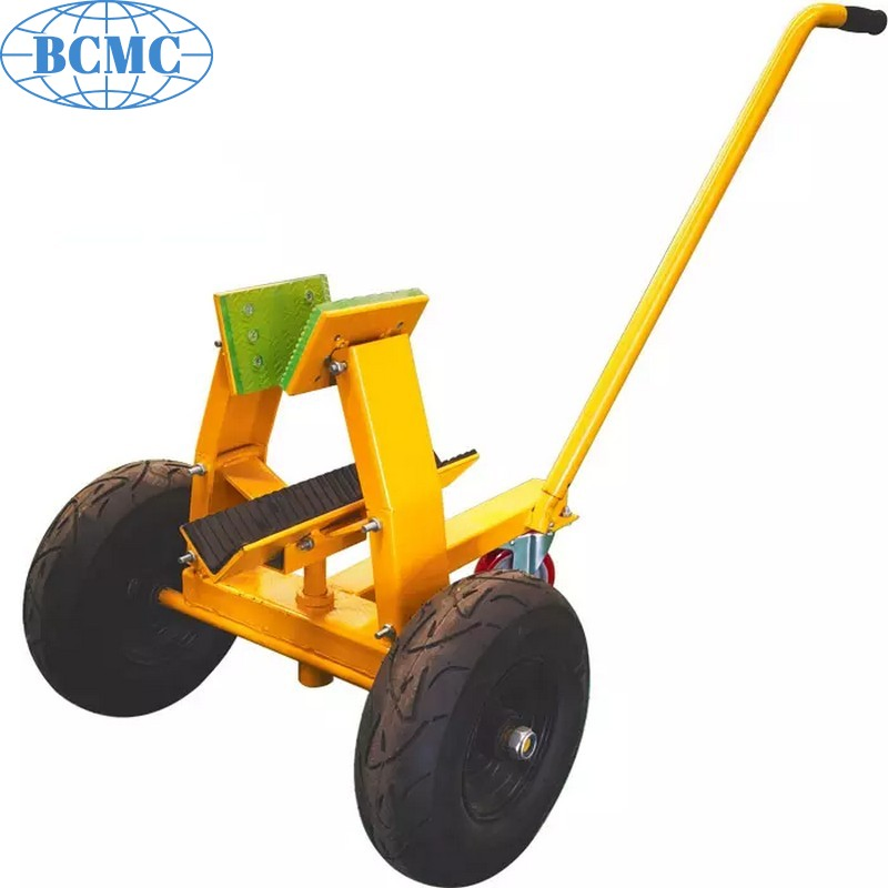 Bcmc 3 Wheels Locking Slab Freight Dolly Transport by Hand One Person Use