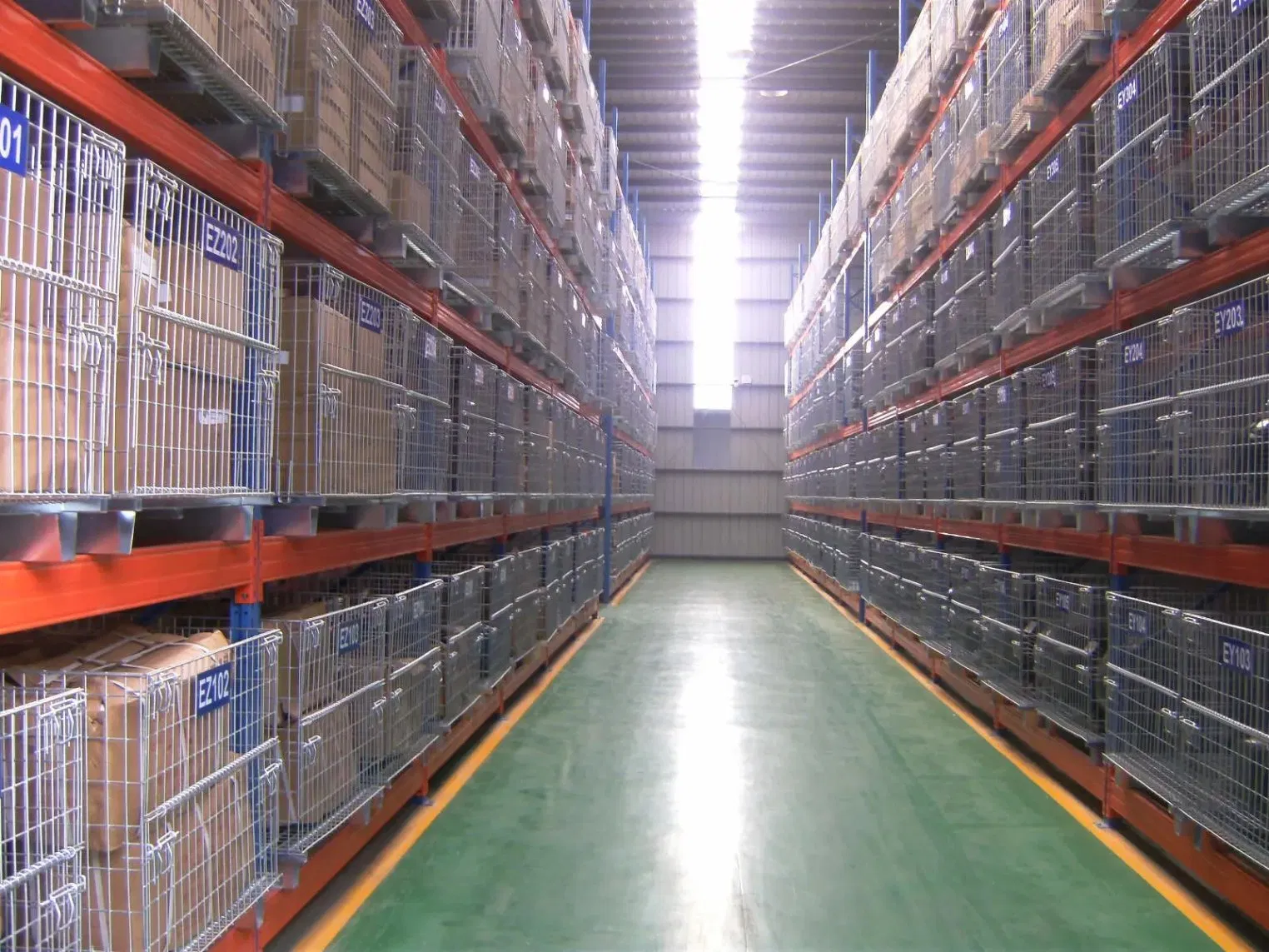 Foldable Steel Wire Mesh Pallet Cage for Storage Container Animal House Steel Wire Mesh