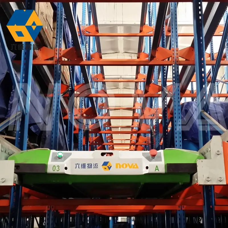 Shuttle Pallet Rack Side View