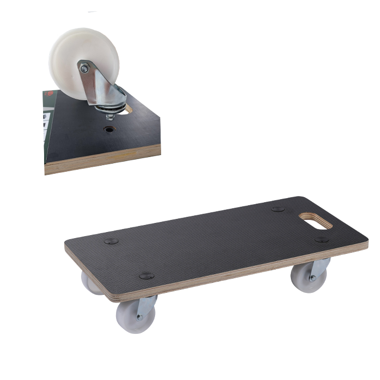 200kg Transport Furniture Plywood Platform Dolly with Caster Pluggable Durable Mover Dolly