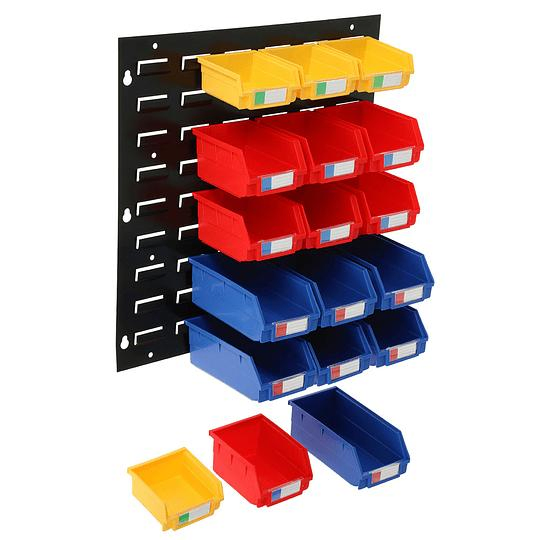 Warehouse Industrial Plastic Spare Parts Stackable Storage Bin for Tool and Hardware
