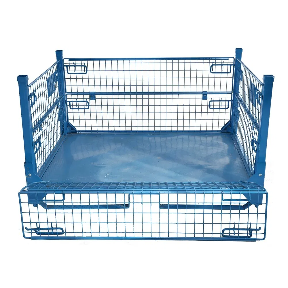 Durable Metal Storage Cage with Wheels for Easy Transport