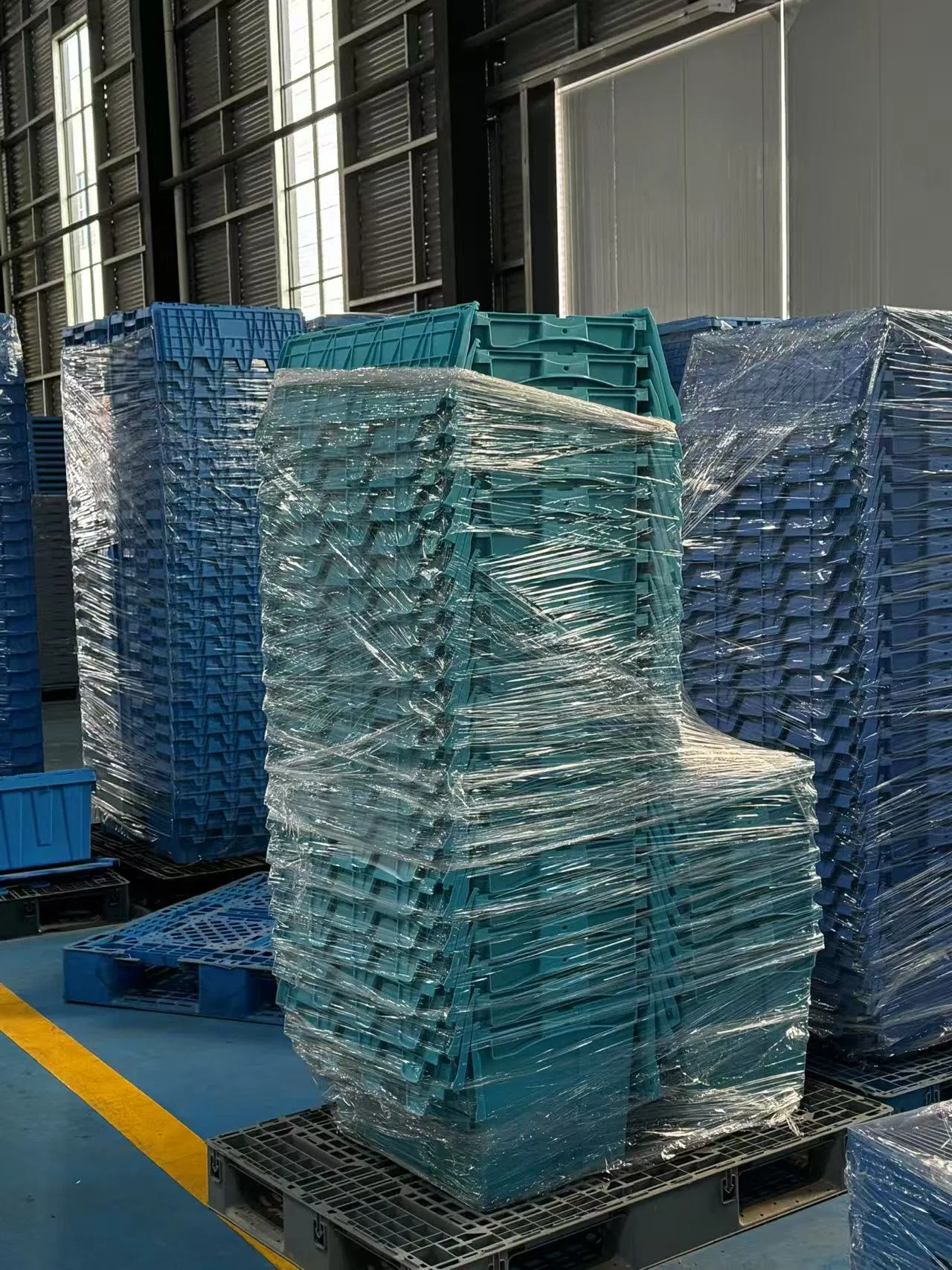 Industrial Plastic Palletbeverage Warehouses Boost Sales Via Plastic Pallets Speeding Turnover