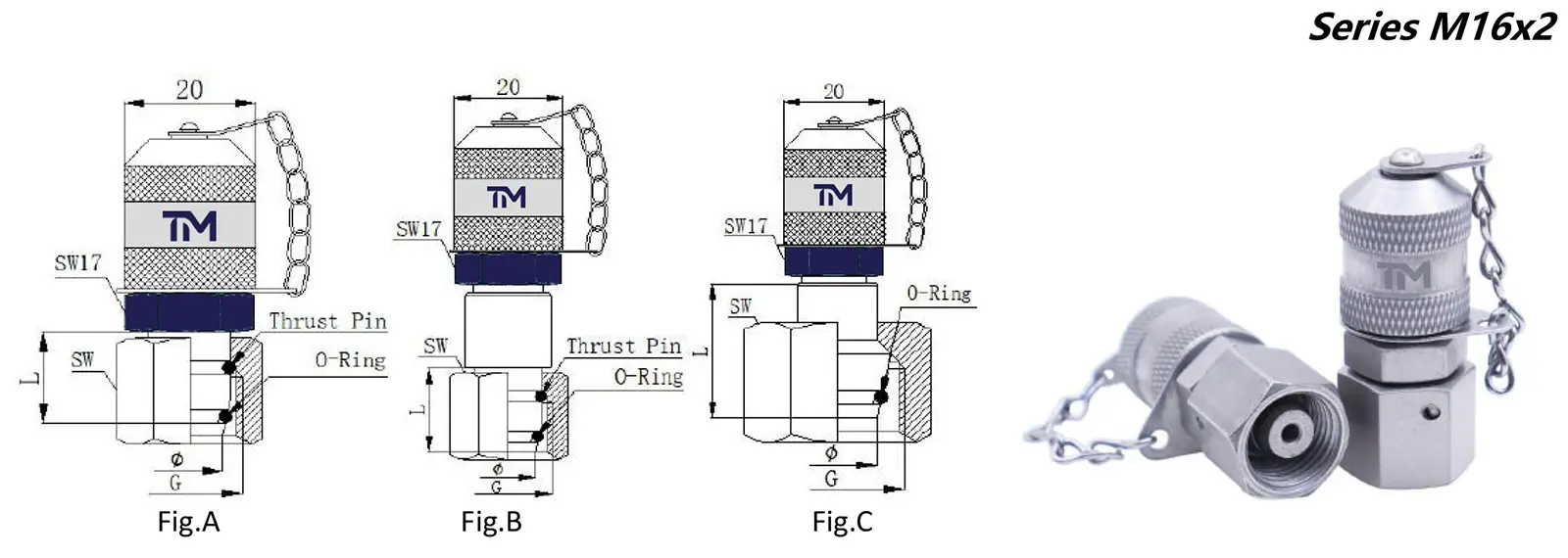 pressure test coupling DKO 24°
