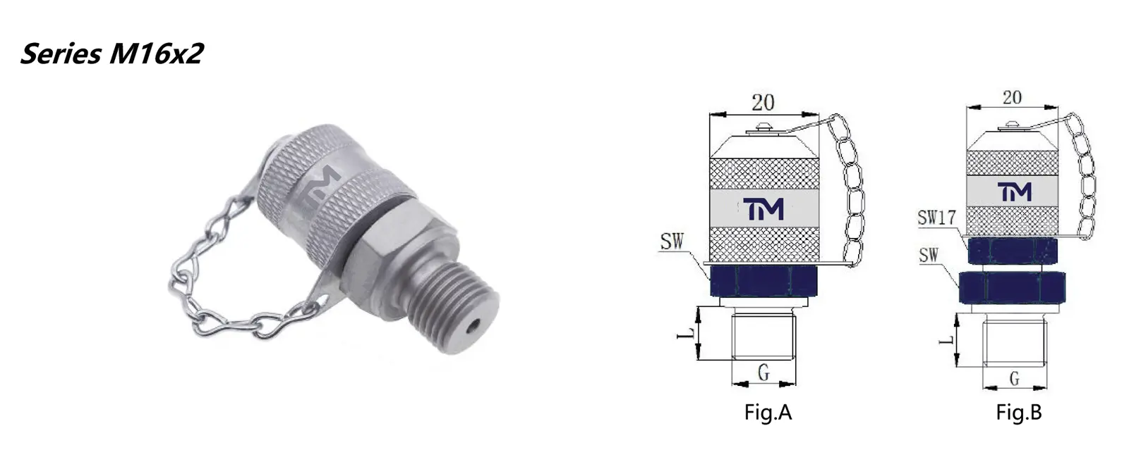 hydraulic test point compatible with Minimess