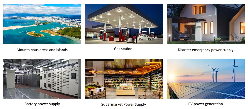 Escenarios de aplicación del sistema de almacenamiento de energía