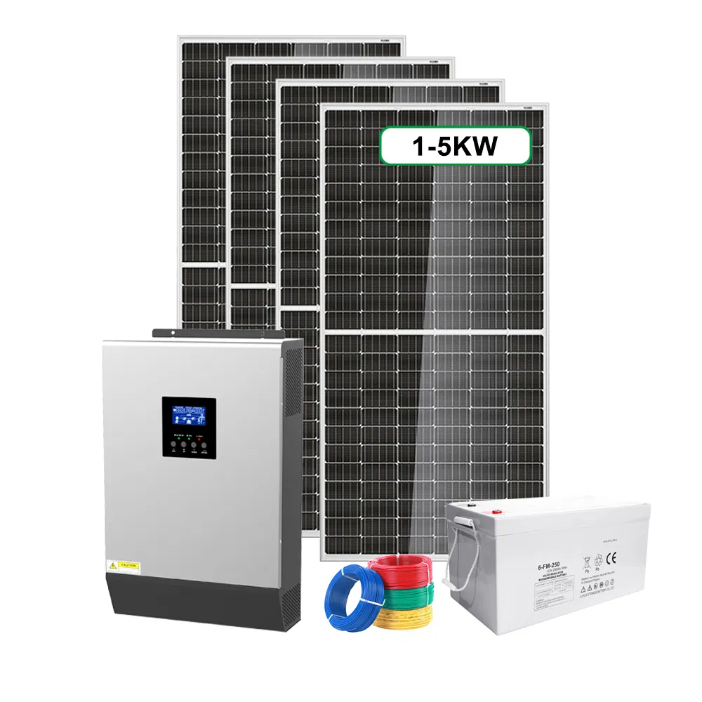 PV 5kw Kits 3000W Potencia 5000W Energía de Respaldo fuera de la Red Growatt 30kw Solar 50kw Sistemas con Paneles 1 Solr de Nivel
