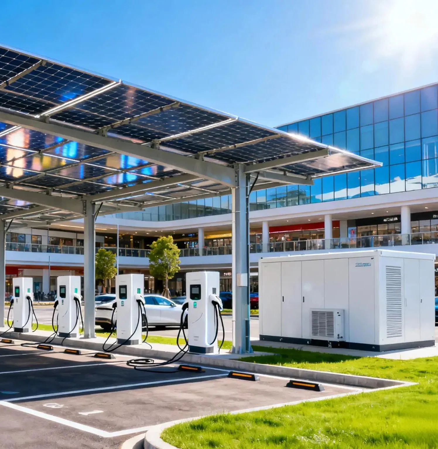 Sistema de microred de energía solar para uso industrial y comercial, sistema de suministro de energía independiente