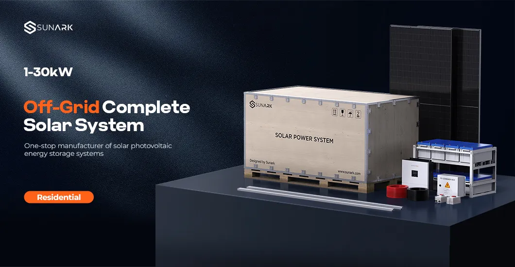 Instalación de paneles solares fuera de la red