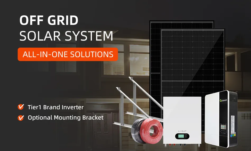 2023 Instalación Fácil 10000W Generador de Energía Solar Híbrido Portátil Fuera de la Red Completo para el Hogar