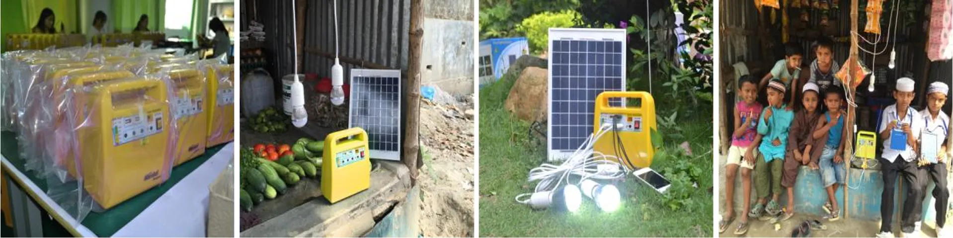 Kit solar off-grid completo 10W-50W con accesorios, bombillas LED incluidas