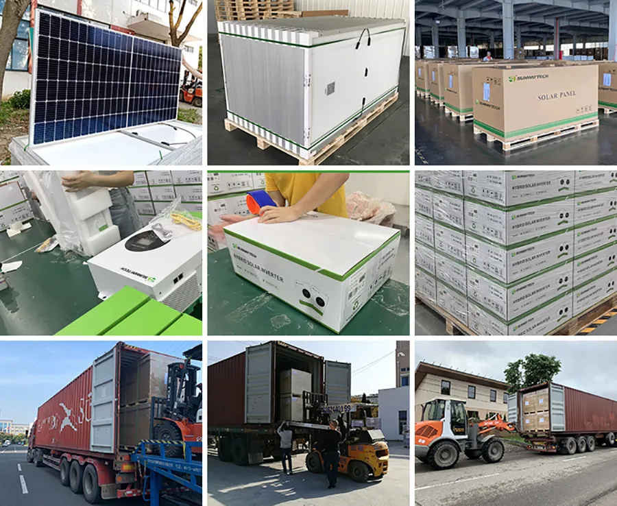 Sistema solar completo de energía residencial para el hogar