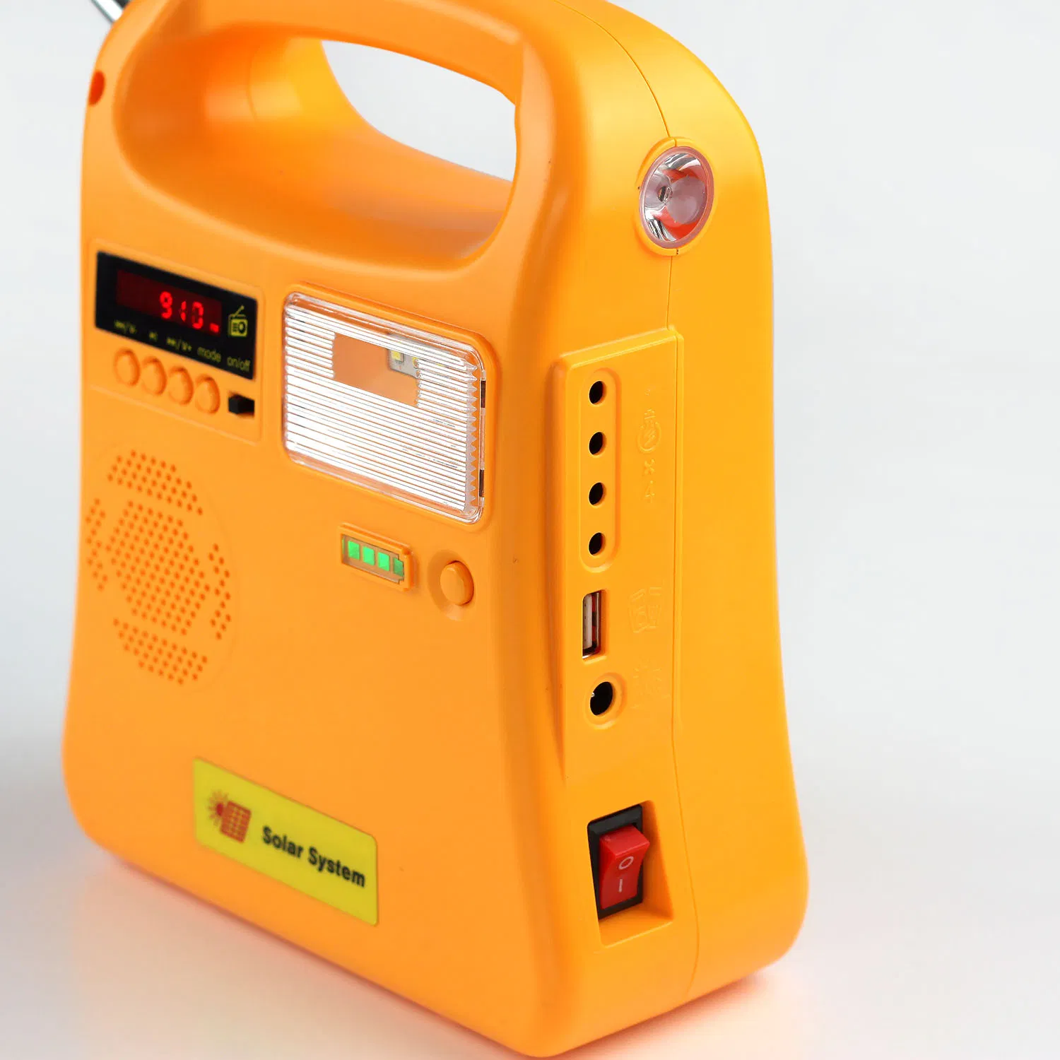 Kit de luz solar portátil para hogar solar fuera de la red para interiores y exteriores
