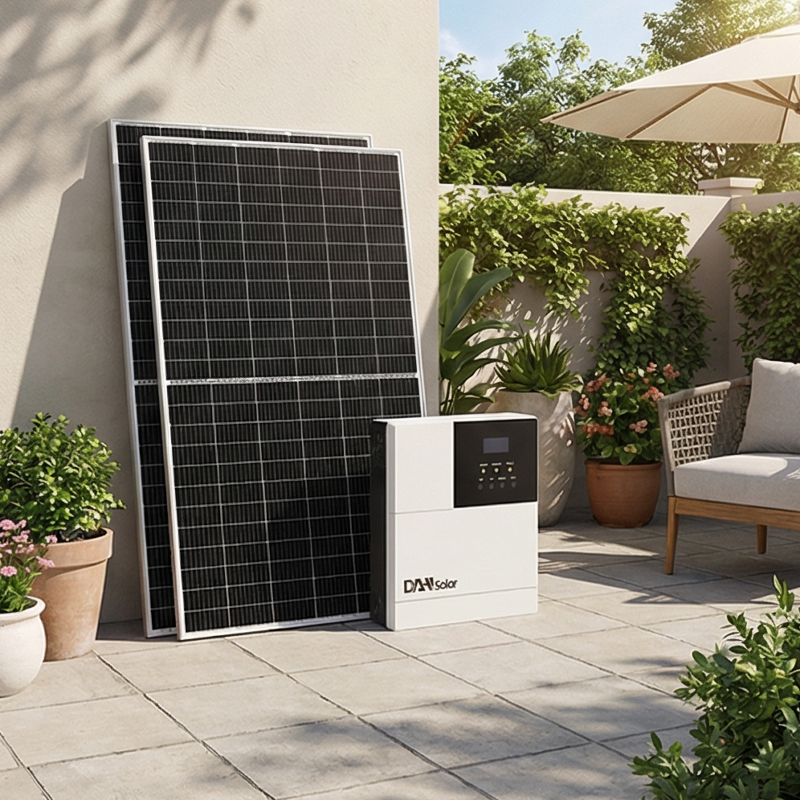 Dah Solar fuera de la red 5000W Kit Solar para el Hogar 5000 Kit de Vatios Energía Solar Residencial