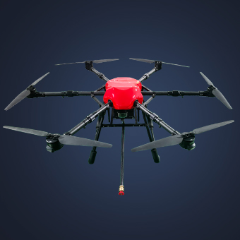 Dron de Inspección y Limpieza Solar con Sistema de Pulverización de Alta Presión