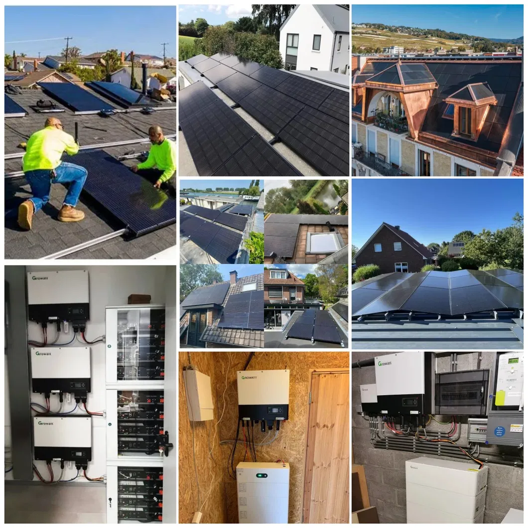 Venta al por mayor 8kw 10kw 12kw 15kw 20kw fuera de la red en red conectada híbrida hogar residencial fotovoltaico PV energía eléctrica sistema de energía solar renovable precio