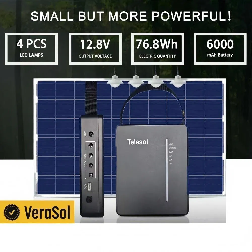 Especificación de Sistema de Luz Solar Portátil