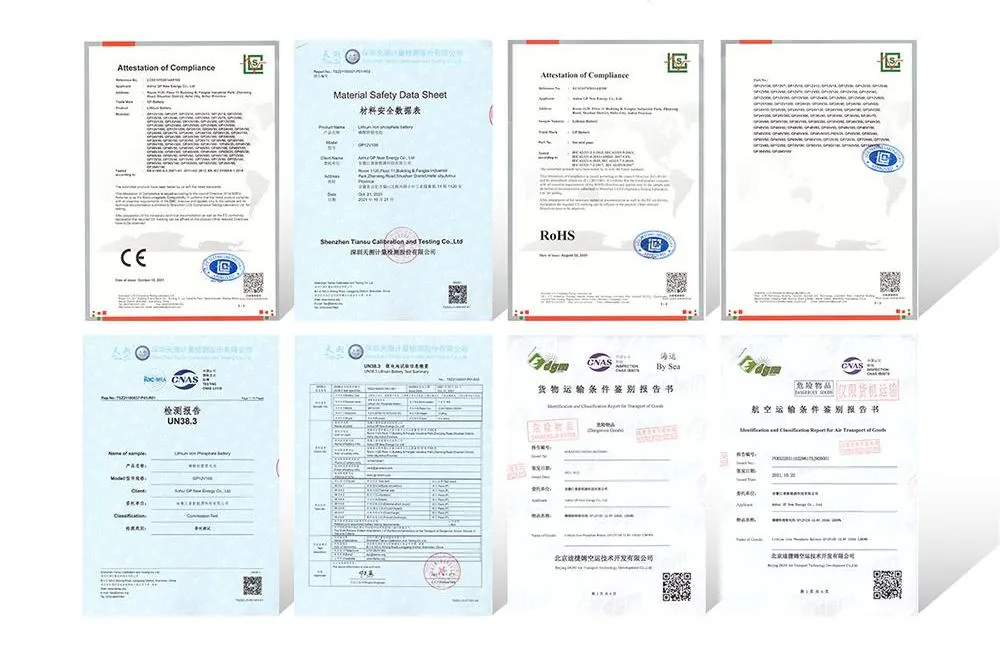 Certificados CE RoHS TUV