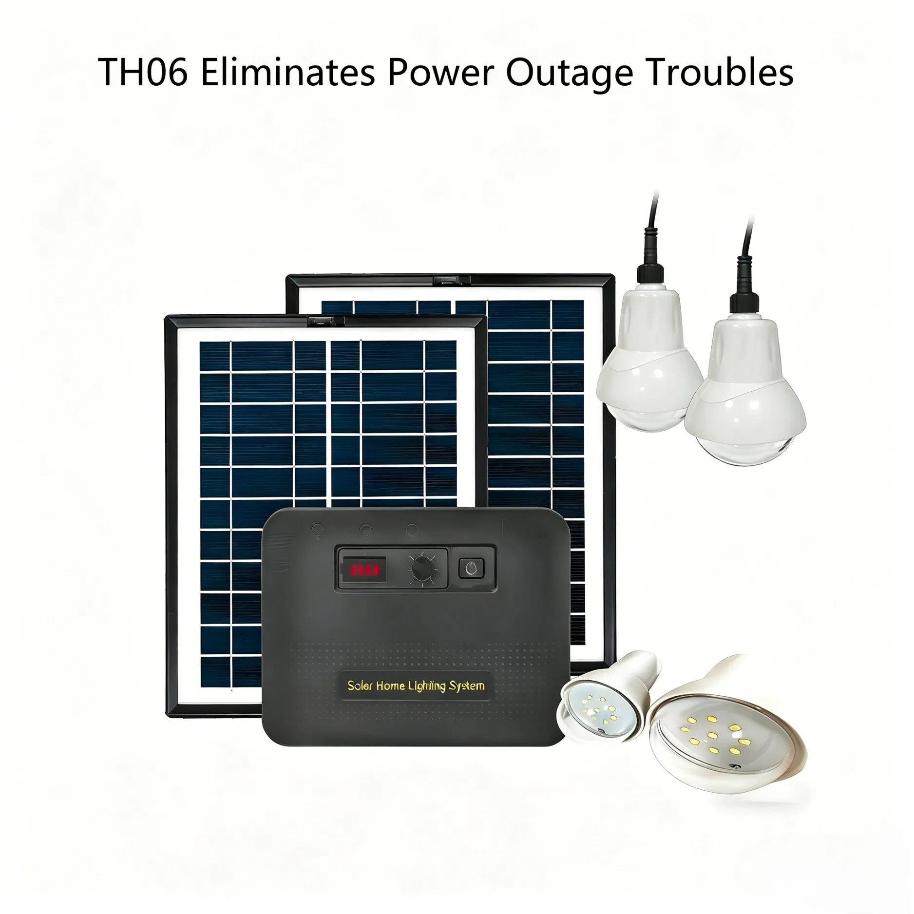 Rural Mini Grocery Th06 Solar System Backup Power for Power Cut Nights