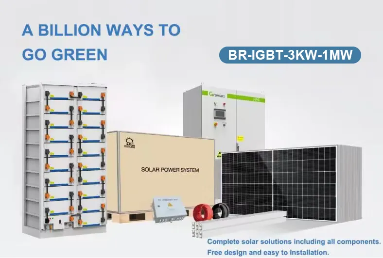 Sistema Híbrido/Off Grid Solar de Voltaje para el Hogar Batería de Iones de Litio Inversor Módulo de PV Paneles Almacenamiento de Energía Híbrido Portátil