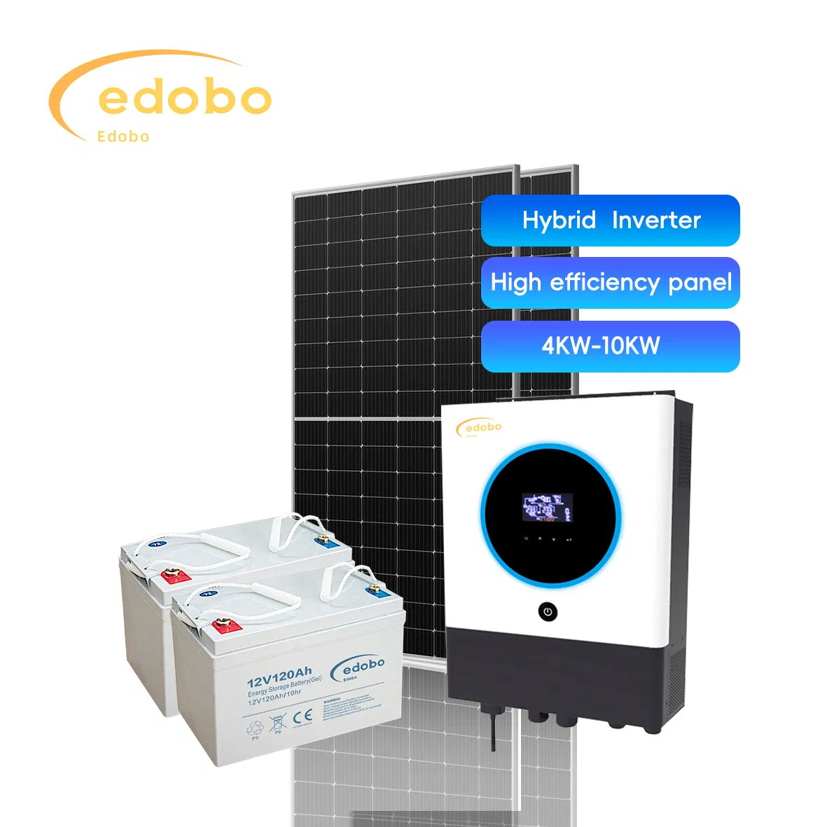Sistema de Energía Solar Híbrido Residencial Fuera de la Red 3kw 10kw 20kw