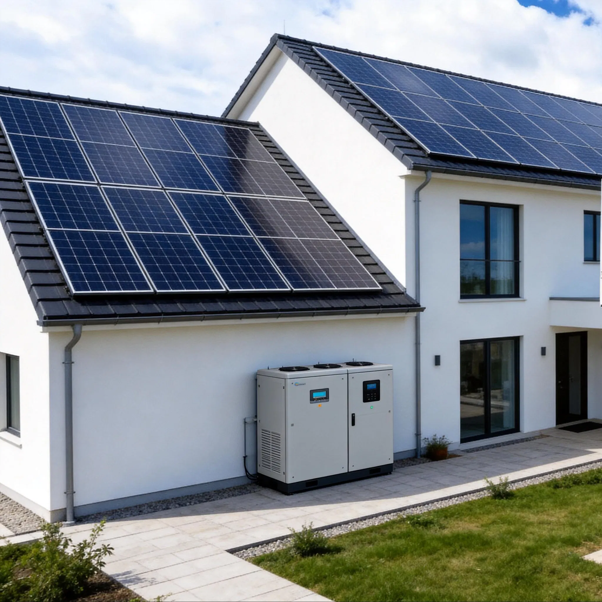 10kwh Sistema de energía solar híbrido independiente para uso doméstico con batería de almacenamiento