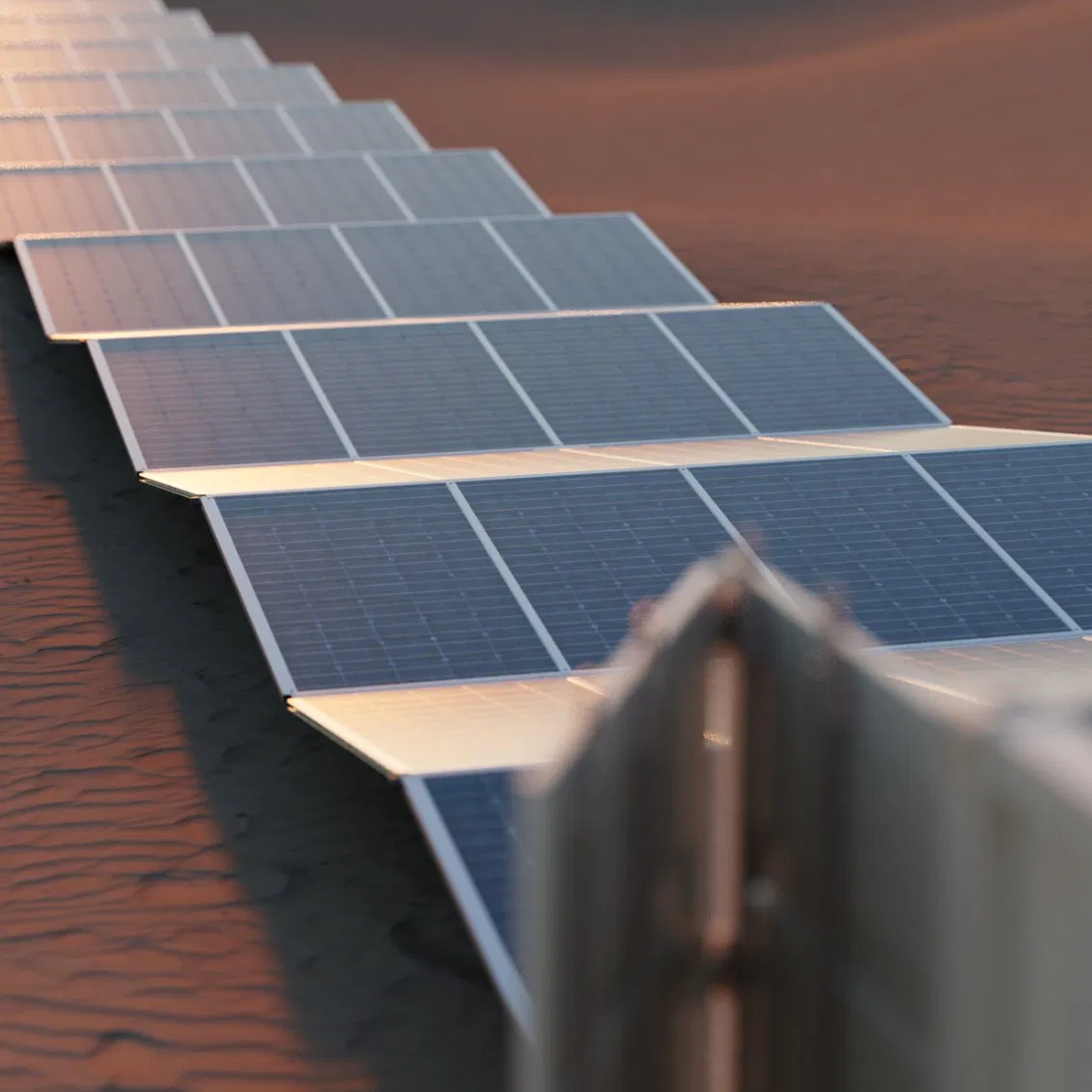 Instalación de Paneles Solares Desplegables