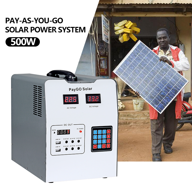 Kit de energía solar portátil para una vida sostenible fuera de la red