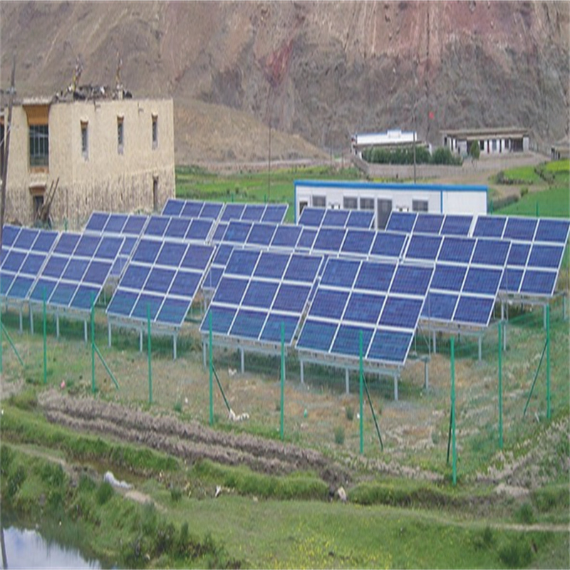 Sistema de energía solar portátil independiente de la red para iluminación y paneles solares en el hogar