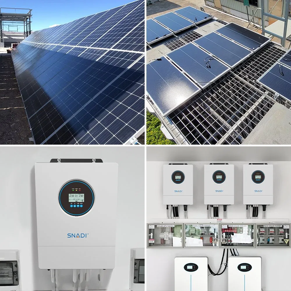 5kw 8kw 10kw Kit Solar para el Hogar Sistema de Energía Solar Híbrido Fuera de la Red