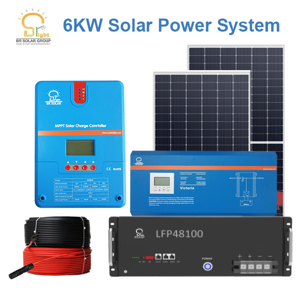 Sistema de Paneles Solares 5kw 10kw 15kw 20kw 40kw 60kw sistema de energía solar para hogar fuera de la red