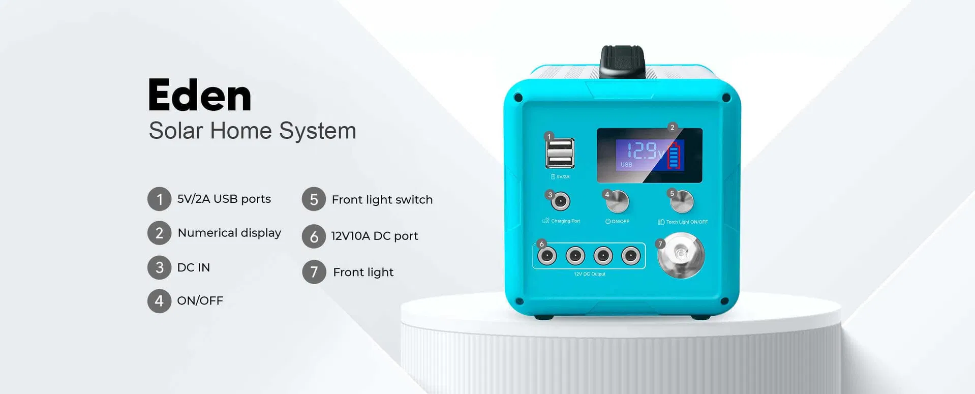 Generador de almacenamiento de energía solar portátil eficiente para sistema de energía en casa en áreas fuera de la red